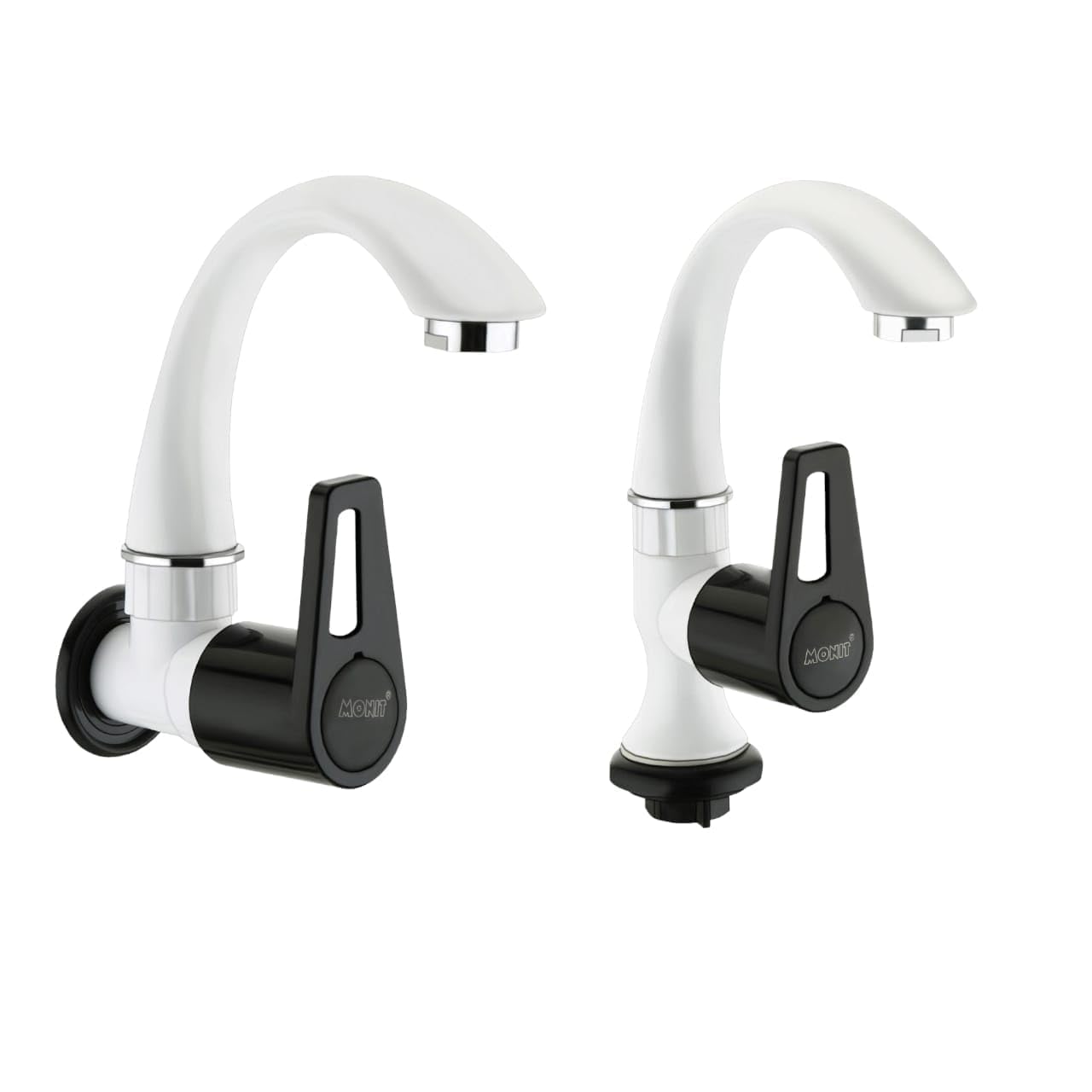 MONIT Plastic Water Tap Pillar Sink Cock for Kitchen Sink & Bathroom Wash Basins β Hot & Cold Water Tap