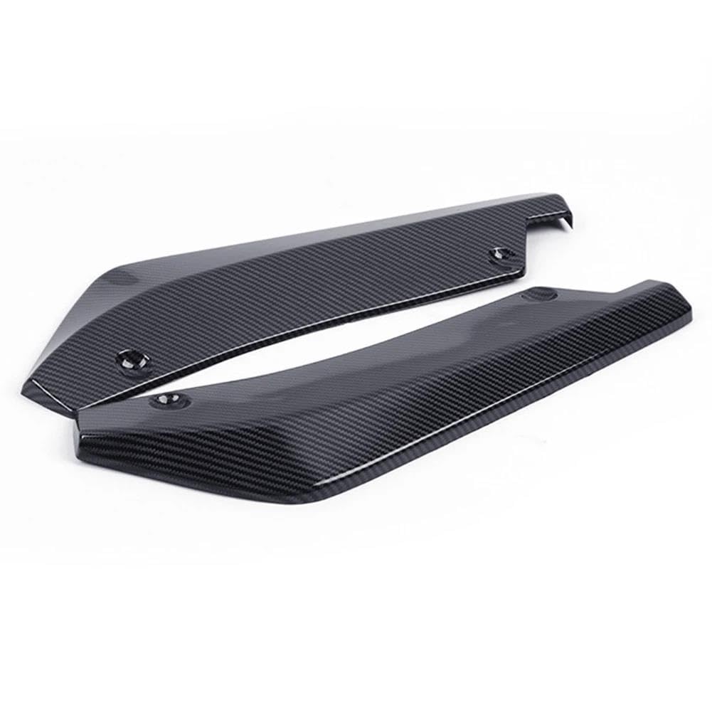 Alerón divisor angular de parachoques trasero para BMW E90 F30 F32 F10 negro 6