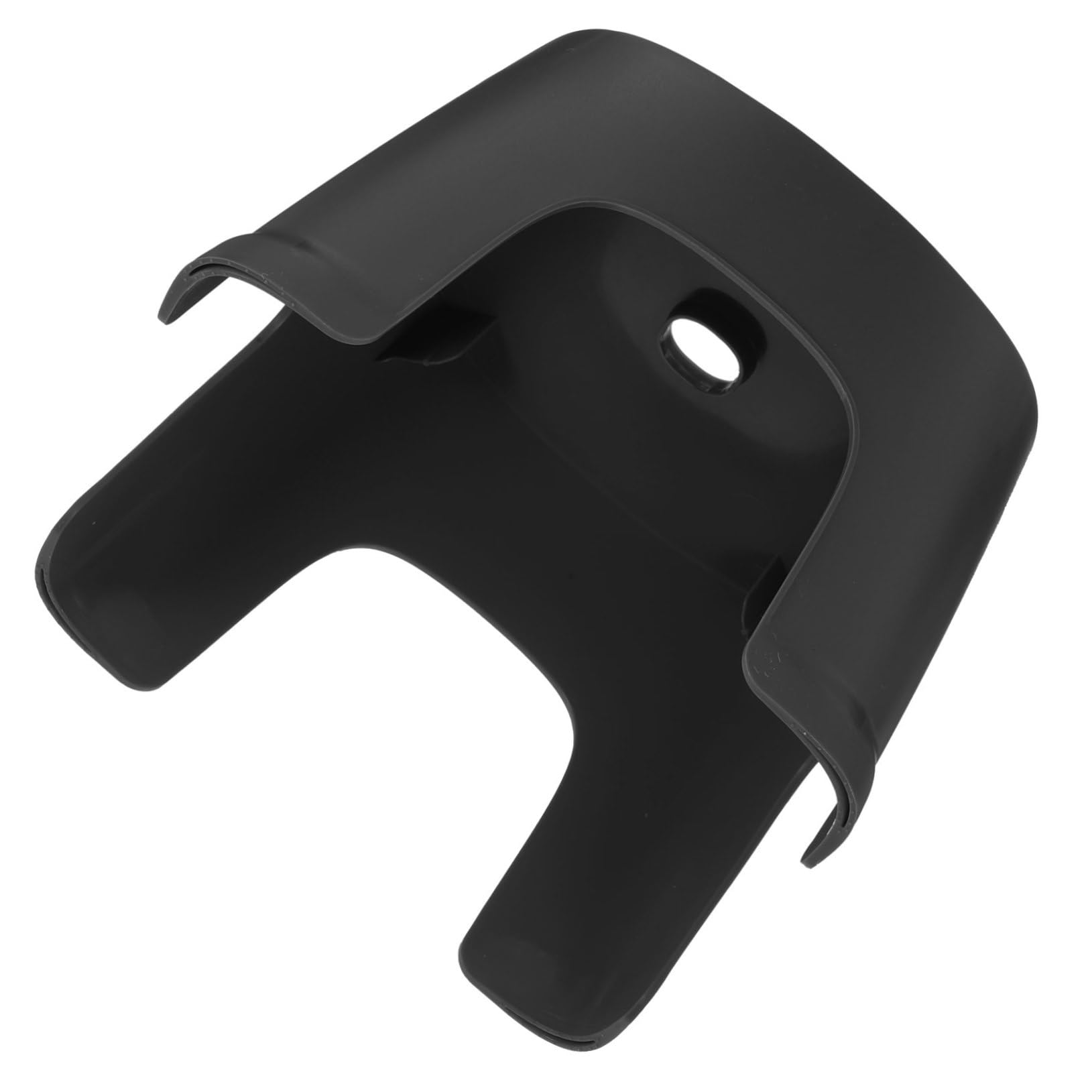 Sgabello da Bagno Poggiapiedi Stabile e Antiscivolo in Pvc Nero per Posizione Naturale Accovacciata, per Uso Quotidiano e Cucina