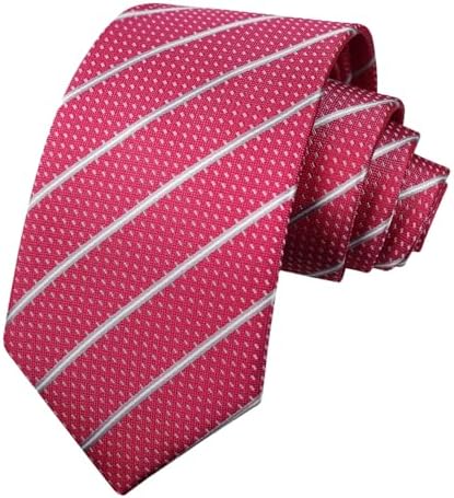 Gravata masculina clássica de 8 cm de largura, 099-17, tamanho �n...