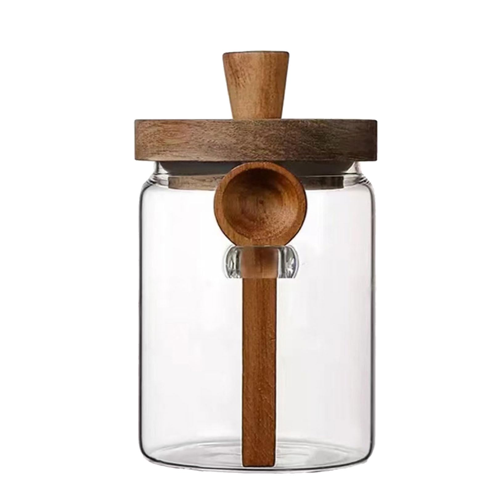 HDOYTXXM Clear Glass Coffee Canister Airtights Storage Jar for Kitchen Organization Kitchen Countertop Organizers Jar