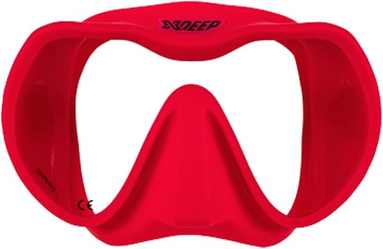 Radical Scuba Diving Mask - Red
