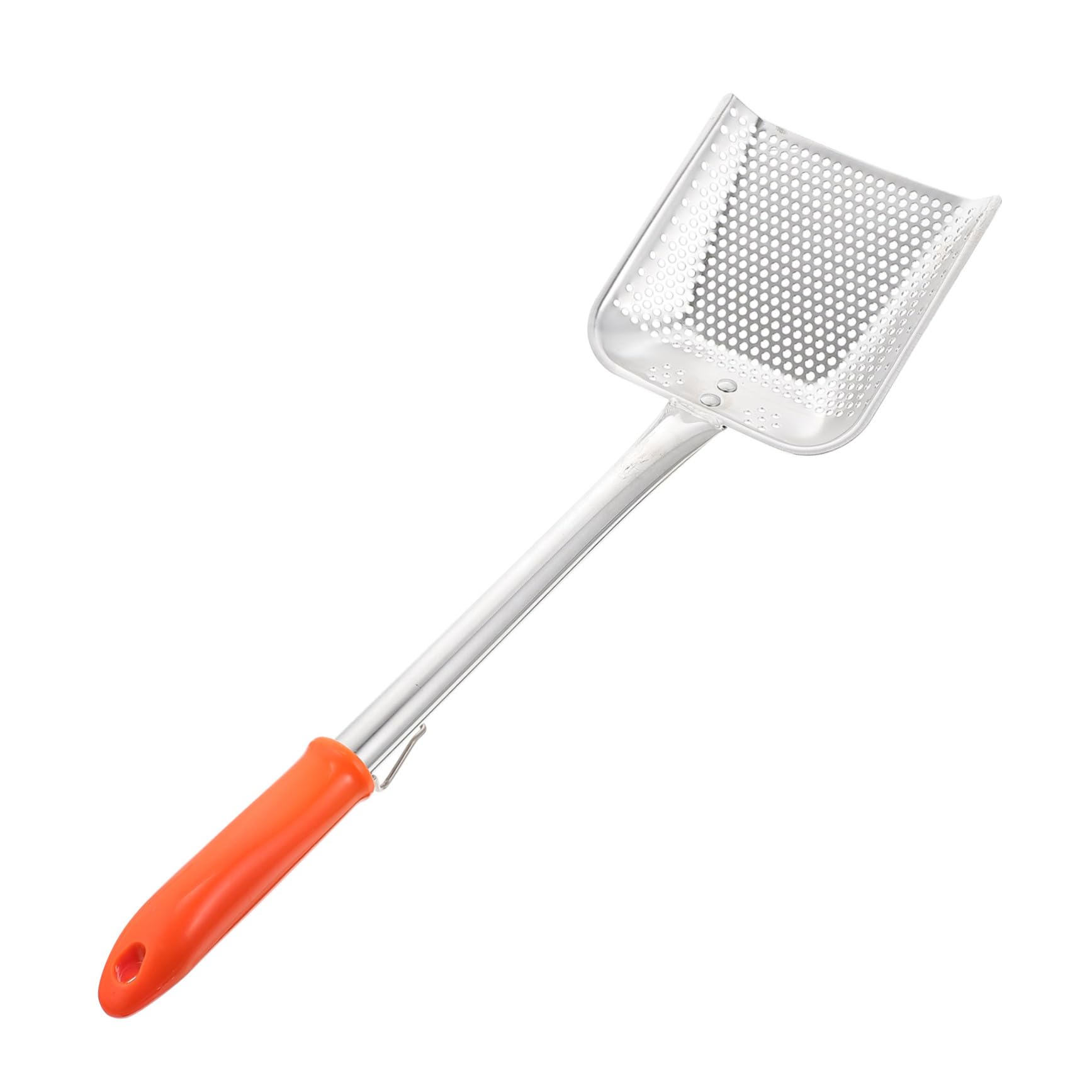 GLEAVI 1Pc Stainless Steel Oil Filter Scoop with Long Handle Easy Clean Mesh Colander for Straining Cooking Oil for Home Restaurant Use Kitchen Tool for Frying and Skimming