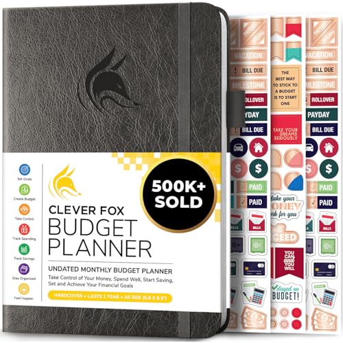 Clever Fox Budget Planner - Expense Tracker Notebook....
