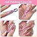WJIAAA 40Pcs Nail Clips to Hold Nails,Nail Polish Protector for Fingers, Fingers Extension Guards Shaping Painting and Pinching