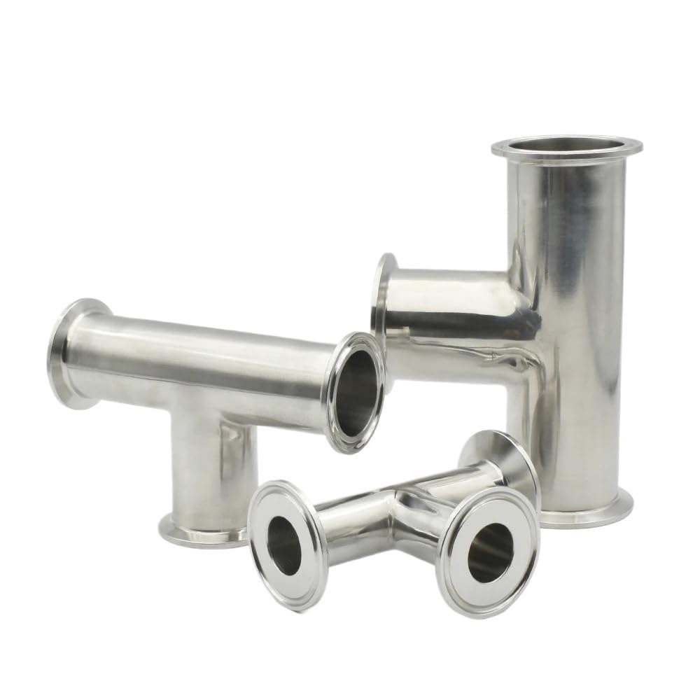 Łącznik Trójnikowy Ze Stali Nierdzewnej 304 Przemysłowy Łącznik Rurowy Typu Zaciskowego. Dostępnych Jest Wiele Rozmiarów(76mm Ferrule 91,SS316L)