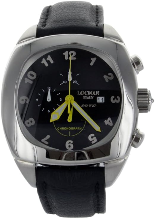 Orologio Locman Uomo Quadrato Quadrante Nero : Amazon.it: Orologi