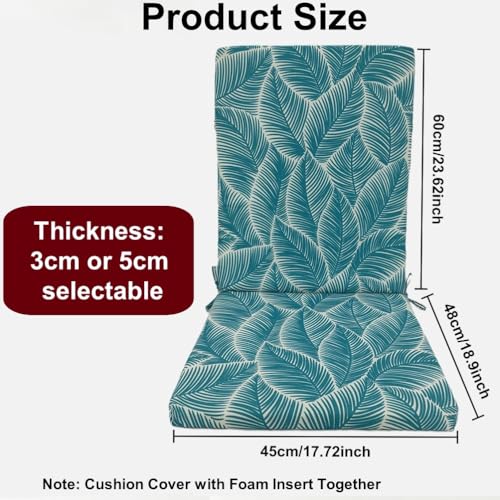 Coussin de jardin dossier haut imperméable XJBTBA pour embellir votre terrasse