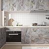 Livelynine Lavable Vinyle Adhesif pour Meuble Cuisine Papier Adhesif
