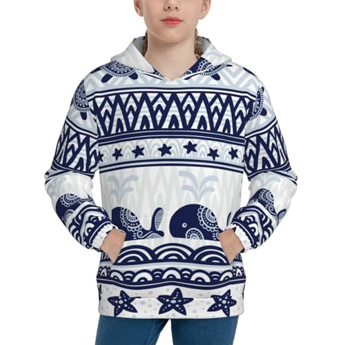 Sea Underwater Animals1 Kid Hoodies Boys Sweatshirts Girls Pullover with Pocket