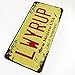 LWYRUP Stamped License Plate, Vintage Style, Breaking Bad Replica Number Tag, 12x6 Inch