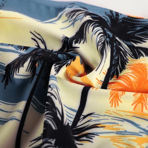 Image of GRACE KARIN Girls Long Sleeve Swimsuit Mermaid Bathing Suit Rash Guard Swimwear 4 Piece Size 5-12