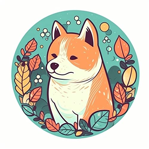 Image of Yoonek Graphics Shiba Inu Dog Vinyl Decal Sticker for Car, Laptop, Tumbler, More. #001599