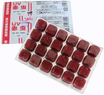 Amazon | キョーリン UV赤虫 1枚 (冷凍) | キョーリン | 餌 通販