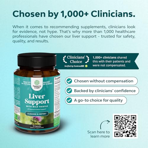Liver Cleanse Detox & Repair - Milk Thistle Supplement for Digestion & Immune Health - Ginger Root, Choline & Dandelion Root - Herbal Liver Support with Silymarin, Beetroot & Artichoke - 70 Count - Image 5