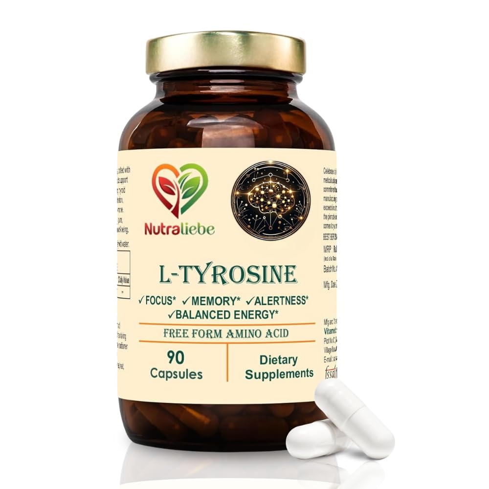 See full amazon price history chart for NutraLiebe L-Tyrosine 500mg - Free Form Amino Acid, Non-GMO, 90 Capsules NutraLiebe L-Tyrosine 500mg - Free Form Amino Acid, Non-GMO, 90 Capsules (B0D2G4W3GH) Amazon Price History, Amazon Price Tracker