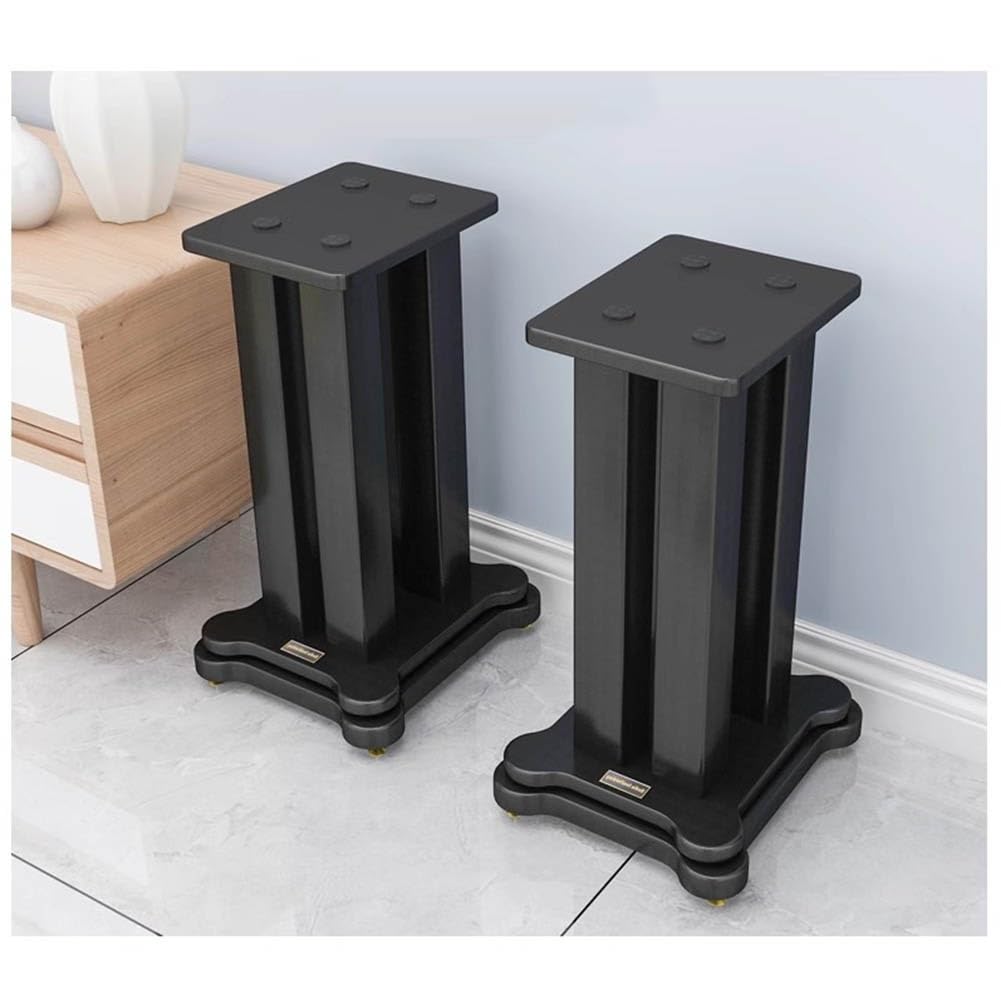Soportes for Altavoces, Soportes for 1 par, universales for de Suelo for estantería pequeños/medianos for monitores Estudio Acero (25 * 30 80 cm)(30 * 35 * 80cm)
