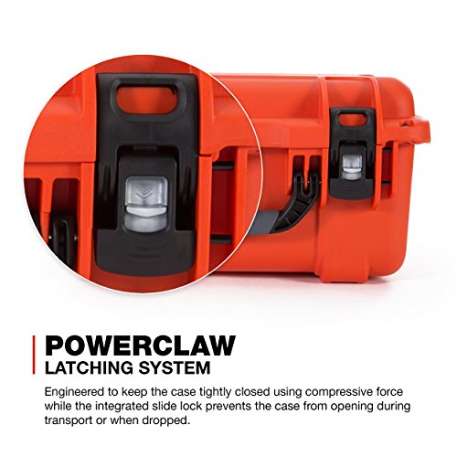 Image of NANUK 918 Pro Photo Kit Case, Waterproof Hard Case, Carry-On | 16.9 inch x 12.9 inch x 9 inch, Protects Cameras, Lenses, Drones & Sensitive Equipments During Travel, Padded Dividers, Lockable, Orange