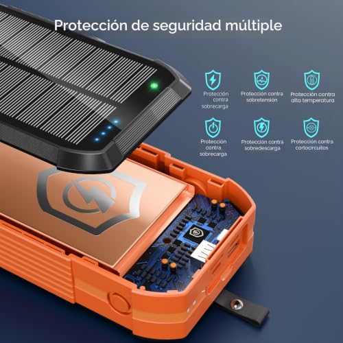 Batería Externa de Gran Capacidad 70000mAh USB C Carga Rápida 7