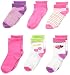 Fruit of the Loom Girls' 6 Pack Crew and Ankle Socks