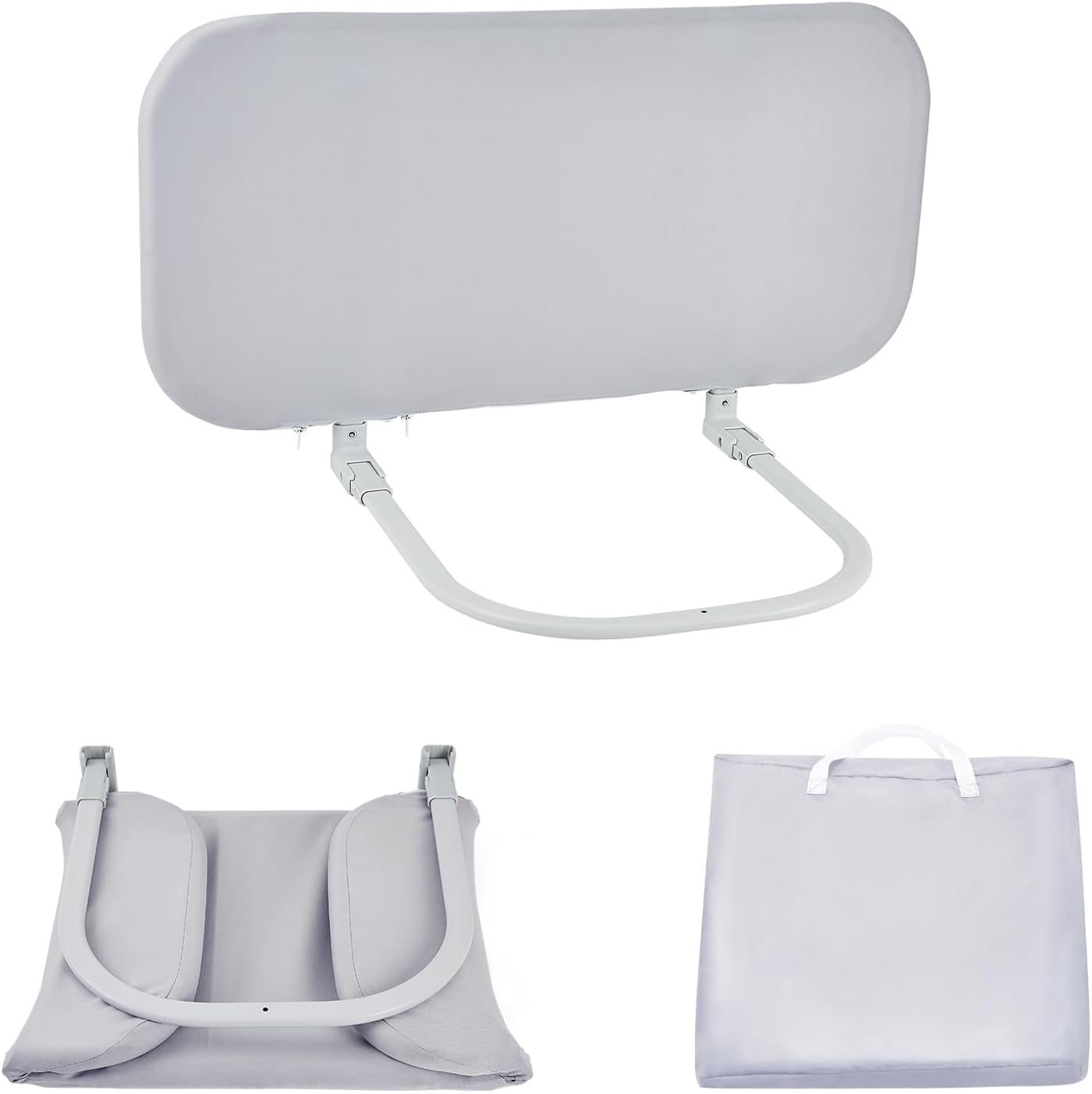 Alark Baby Bed Guard Roll for Toddler Swing Down Bed Roll Extra Tall Child Safety Side Railing Guards for Kids Bed Side Rail Adjustable and Foldable for Kids Travel Bed Rails Multicolor [122x44x3 CM]