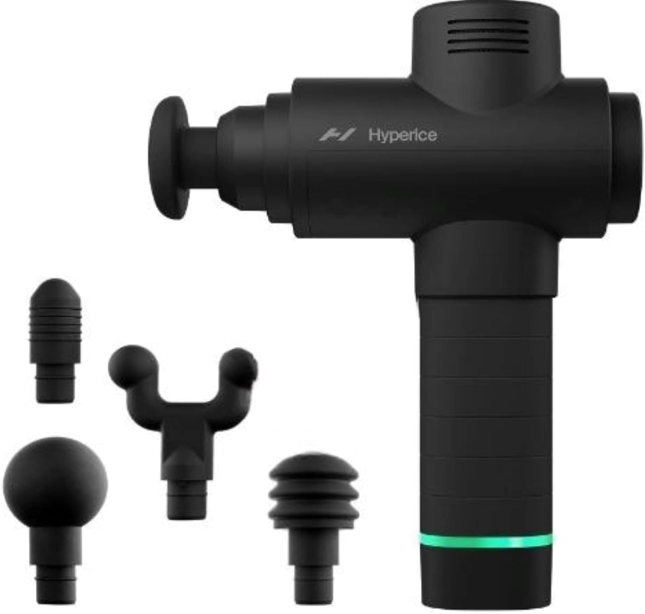 Hyperice Official Store Hypervolt 2 Hypervolt 2 Black Percussion Device 3-Level Vibration 5 Attachments Patented
