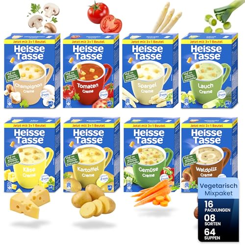 Mixpaket-Vegetarisch-Erasco-Heisse-Tasse-16er-Set-8-Gemuese-Creme-Sortenjeweils-2x–Fertiggerichte-Instant-Nudeln-5-Minuten-Terrine–Suppenvielfalt–schnelle-Mahlzeit-fuer-Zuhause-Buero