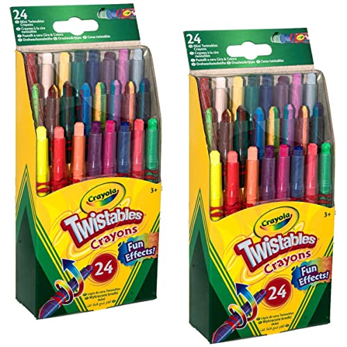 Crayola Crayons 24 Count Bundle (Pack of 2)