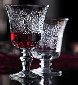 Côté Table 25246 Amboise Weinglas mit transparentem Fuß, 26 cl, 9 x 9 x 15 cm (6 Stück)