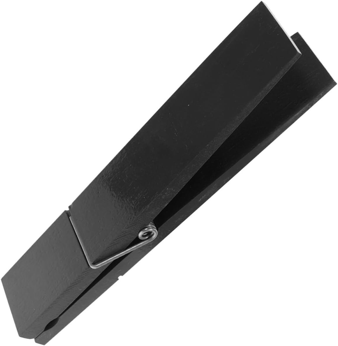 Black Wooden Giant Clothespin Towel Holder for Towels and Blankets