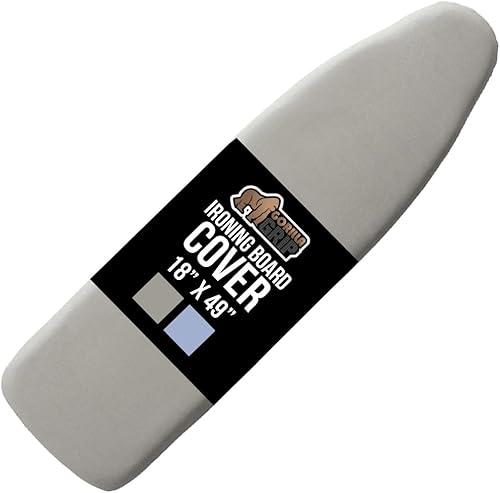 Miniatura 16 de The Original GORILLA GRIP Funda y almohadilla para tabla de planchar, revestimiento de silicona, acolchado grueso resistente a quemaduras, fundas de