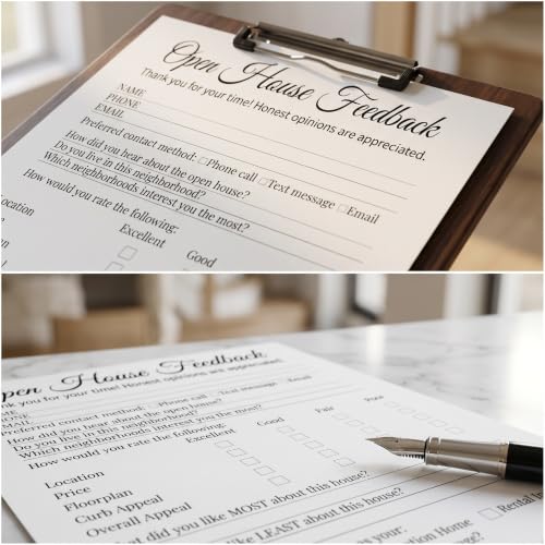 150 Piece Real Estate Signs, Open House Supplies, Questionnaire, Feedback Notepad for Agents & Realtor - Image 2