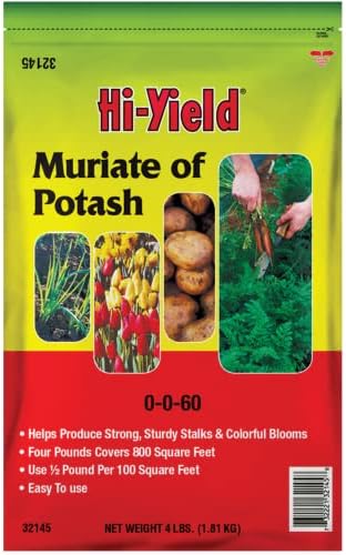 Hi-Yield (32145) Muriate of Potash 0-0-60, 4 lbs