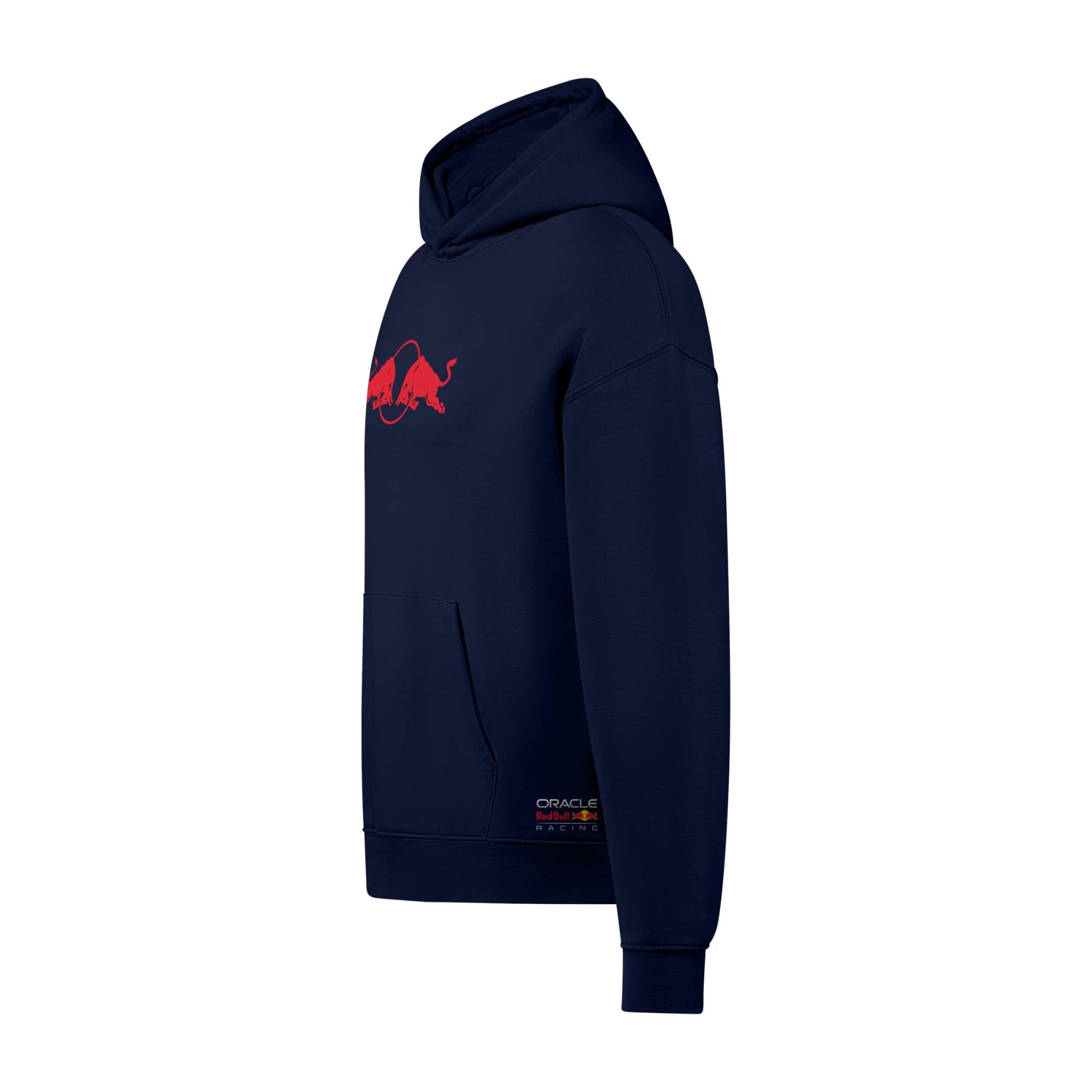 Red Bull ENERGY WEAR Oracle RB Racing Spark Hoodie Navy/Rot | Offizieller Formel 1 Fanartikel - 100% Baumwolle - Kapuzenpullover - Motorsport - Merchandise