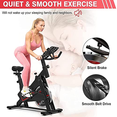 Image of Exercise Bikes Stationary Upright Bike Multi-Riding Position Adjustment Indoor Outdoor Cycling Bike with Holder for Home Gym