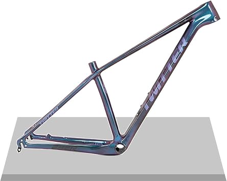 Carbon Mountain Bike Frame 27.5er 29er Bike Frame XC AM Hardtail Bike Frame 15/17/19 Disc Brake QR 135mm Internal RoutingBlue,29 * 17