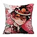 Elibeauty Lunanana Toilet-Bound Hanako-Kun Housse de coussin en coton Nene Yashiro Minamoto Kou 45 x 45 cm (H12)