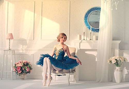 DecorShore-24-Inch-Round-Crackled-Glass-Mosaic-Wall-Mirror-Sapphire 51fC3Yc7giL