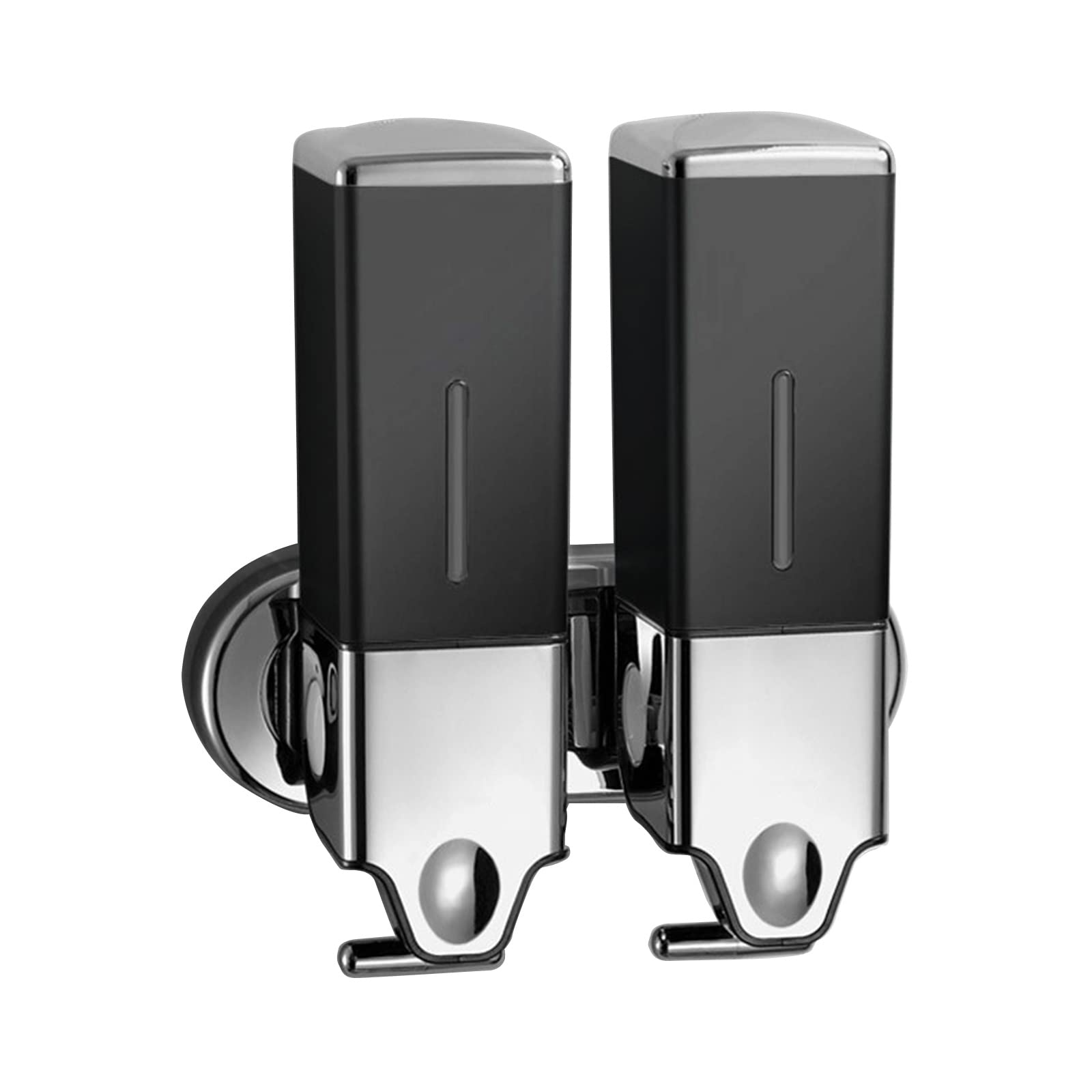 Dispenser di sapone liquido montato a parete, pressato a mano, contenitore per gel doccia singolo/doppio, cucina, bagno, bottiglia di hotel, dispenser di sapone liquido per bagno
