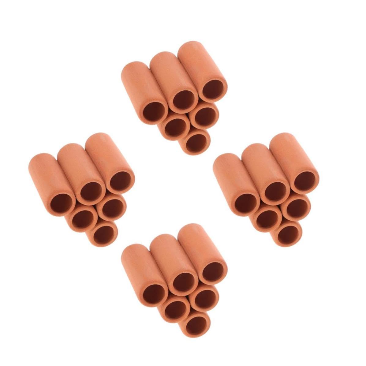 Cabilock 4 Sets Keramik Aquarium Höhle für Garnelen und Fische,
