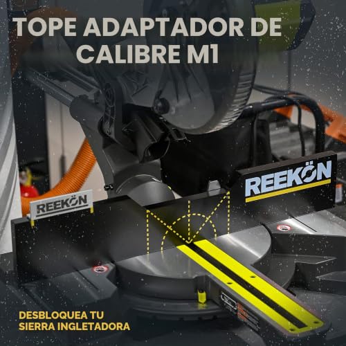 Miniatura 2 de Reekon M1 Guía Adaptadora De Calibre, Permite El Montaje Del Calibre M1 En Una Amplia Variedad De Sierras De Inglete Y Sierras De Corte, Punto De Montaje De Aluminio