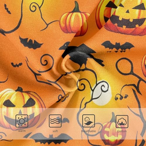 Girls Underwear Toddlers 2t Cotton Panties for Girl Durable Briefs Underpants Spooky Halloween Jack Pumpkins3