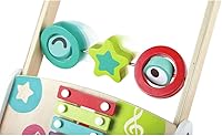 Vista 4 de Hape Wooden Push and Pull Music Learning Walker Multiple Activities Center for Toddlers Ages 10 Months and Up