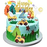 Design patent product, Perfekt für Kinder, dieses Accessoire zum Dekorieren von Cartoon-Kuchen ist die perfekte Dekoration und besondere Ergänzung für eine Party. Sie können den Kuchen als Baustelle gestalten, was für Kinder sehr attraktiv sein wird.