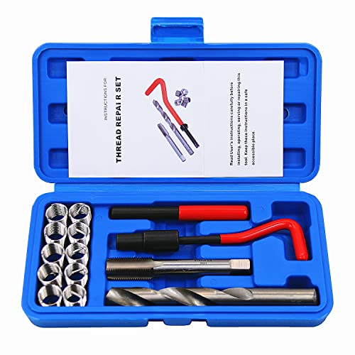 BestsQ kit de réparation de Filetage de Type Helicoil 14 pièces M14x1.5MM