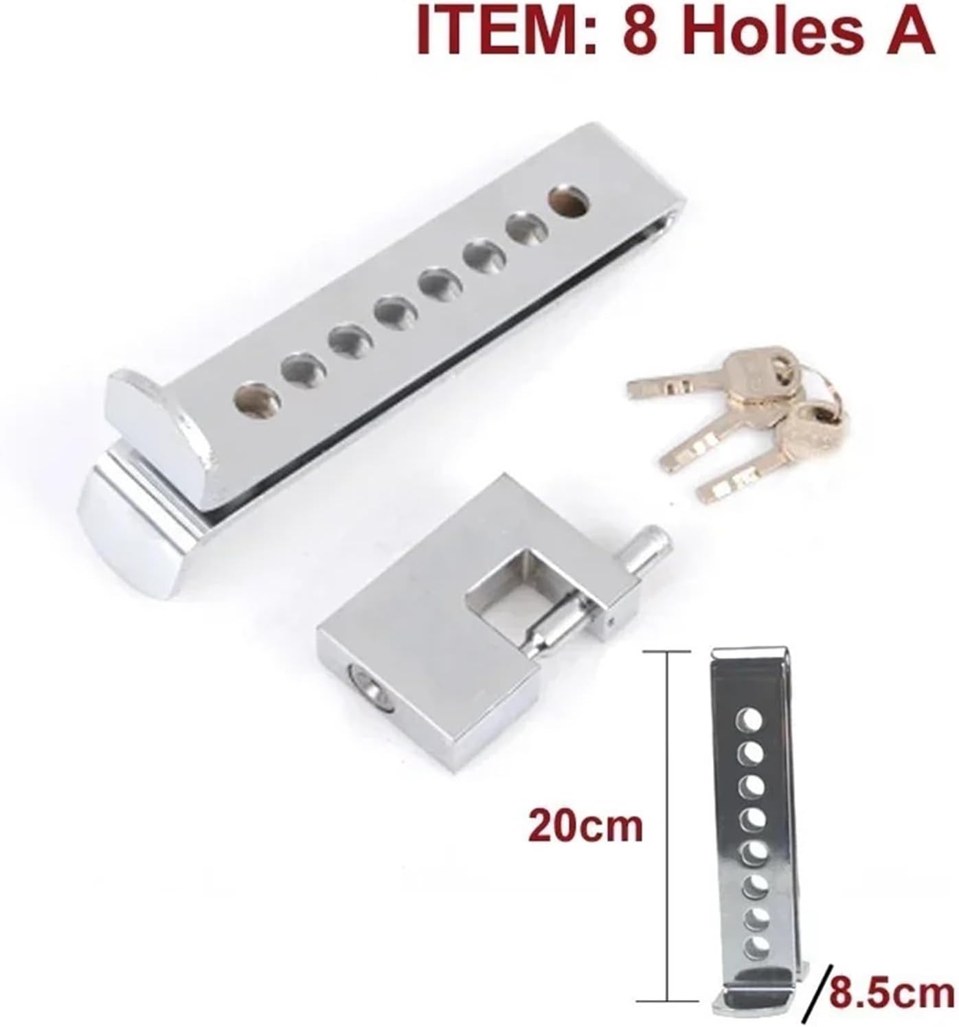 Car Brakes Lock Steel Padlock for Car-Styling Truck RV Safety DIY Hardware MS537 1Pcs