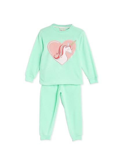 Cherry Crumble California Kids Girls Round Neck Full Sleeve Winter Sleepwear Nightsuit