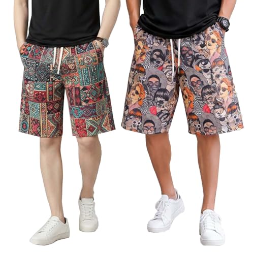 Image of Lymio Printed Short for Men|| Men Short || Stylish Look Design Shorts (Shorts-50-52)