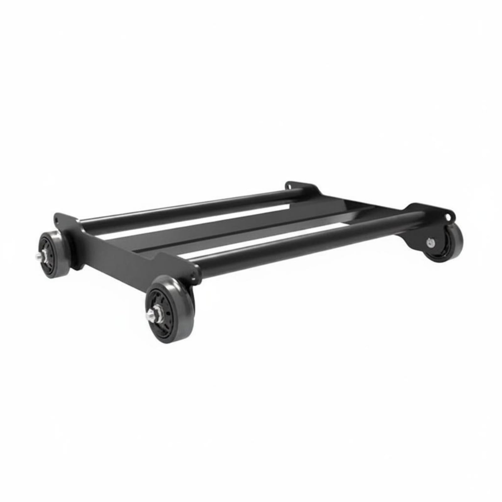 Ruota Addominali 4 Rulli Multifunzione Core Roller Facile da Montare Attrezzo Fitness per Professionisti, Casa