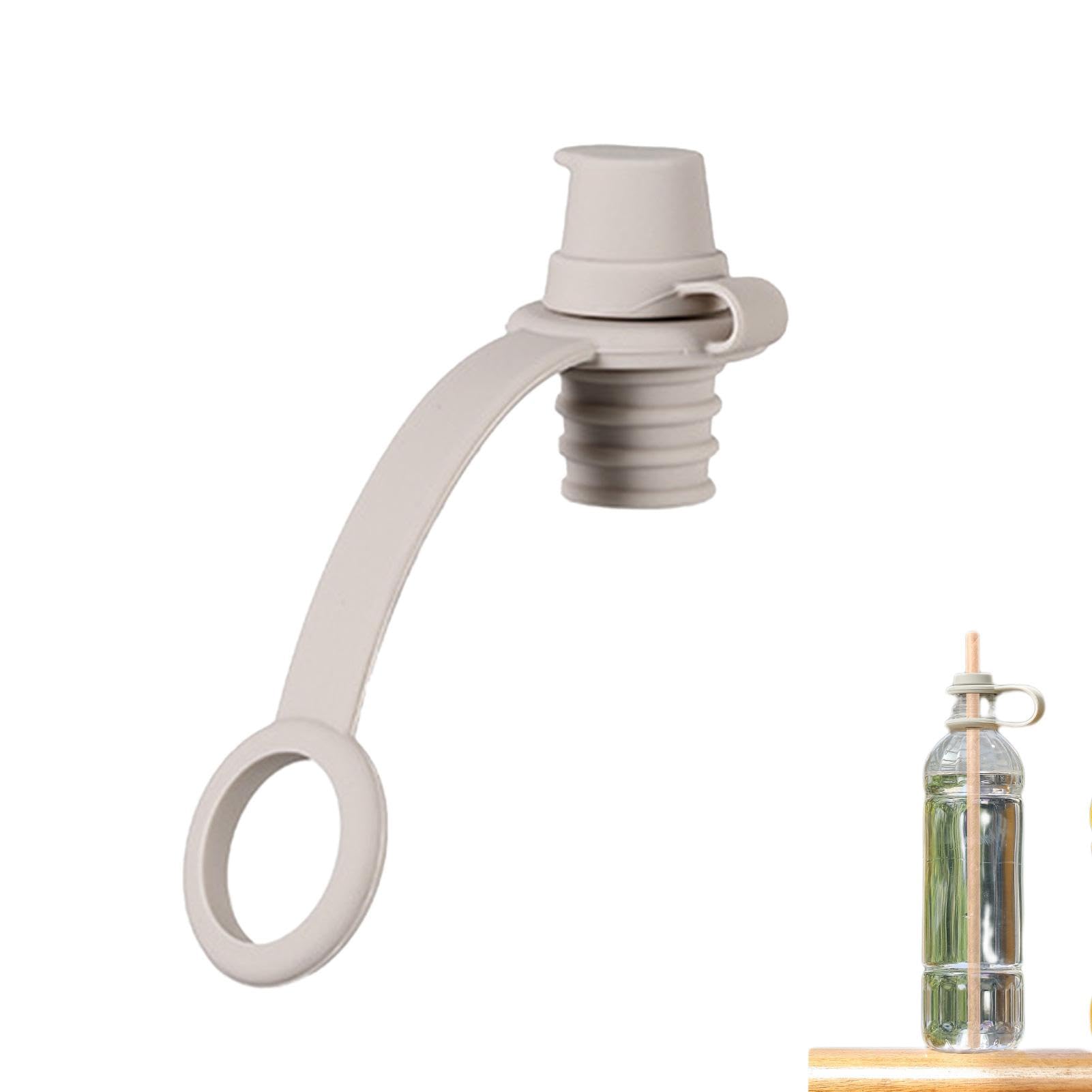 Auslaufsicherer Silikon-Flaschenaufsatz mit Auslauf – 2 Stück Baby-Wasserflaschenverschluss, Silikon-Flaschen-Top-Auslauf-Adapter als Ersatz für Kinder, Silikon-Trinkbecherdeckel